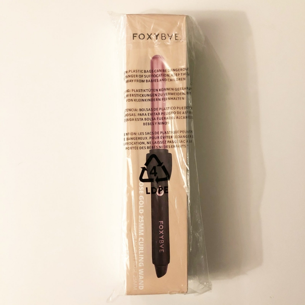 Foxybae rose gold 25mm curling wand - Picture 3 of 3